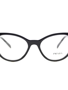 Prada Women's Black Cat-eye Glasses NWT